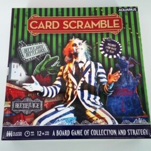 Beetlejuice Card Scramble Board Game 12+ Complete Halloween Theme Party Game